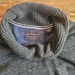 Weatherproof Vintage Men's Charcoal Turtleneck Sweater